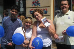 Experiencing Europe 2008 participants supported a celebration of Europe Day 